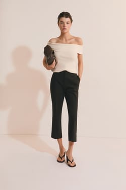 Pantalon avec coton;${refinementColor}