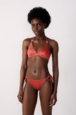 Culotte de bikini ficelle bas de maillot &agrave; nouer paillet&eacute;;${refinementColor}