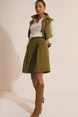 Bermuda avec ceinture;${refinementColor}