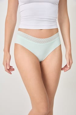 Cotton Boyshort with Back Seam;${refinementColor}