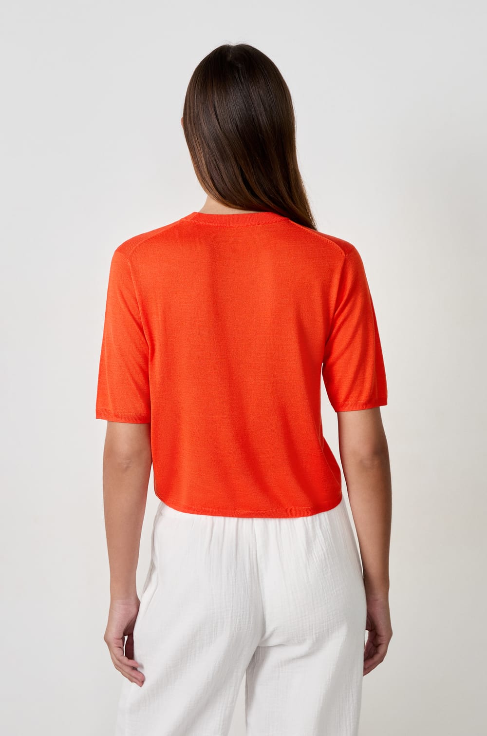 Pull manches courtes;${refinementColor}