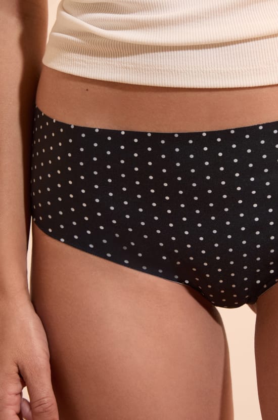 Hipster en microfibre sans coutures imprim&eacute;;${refinementColor}