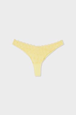 Tanga avec broderie;${refinementColor}
