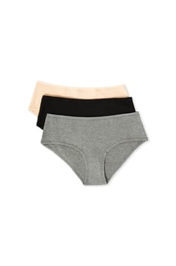 Lot de 3 shortys en coton;${refinementColor}