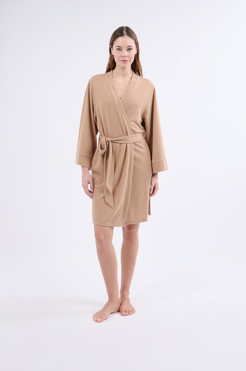 Kimono mit Samt-Effekt;${refinementColor}