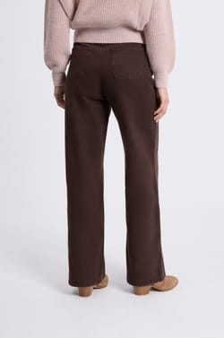 Pantalon large avec cordon en coton;${refinementColor}