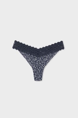 Tanga en microfibre;${refinementColor}