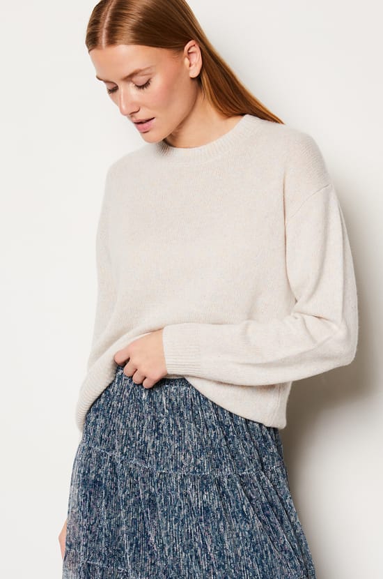 Pull cachemire à paillettes;${refinementColor}