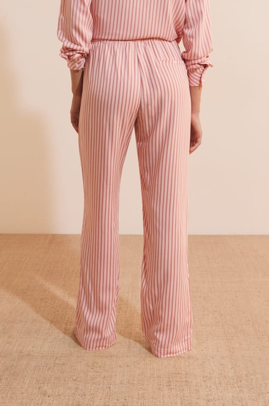 Pantalon de pyjama &agrave; rayures;${refinementColor}