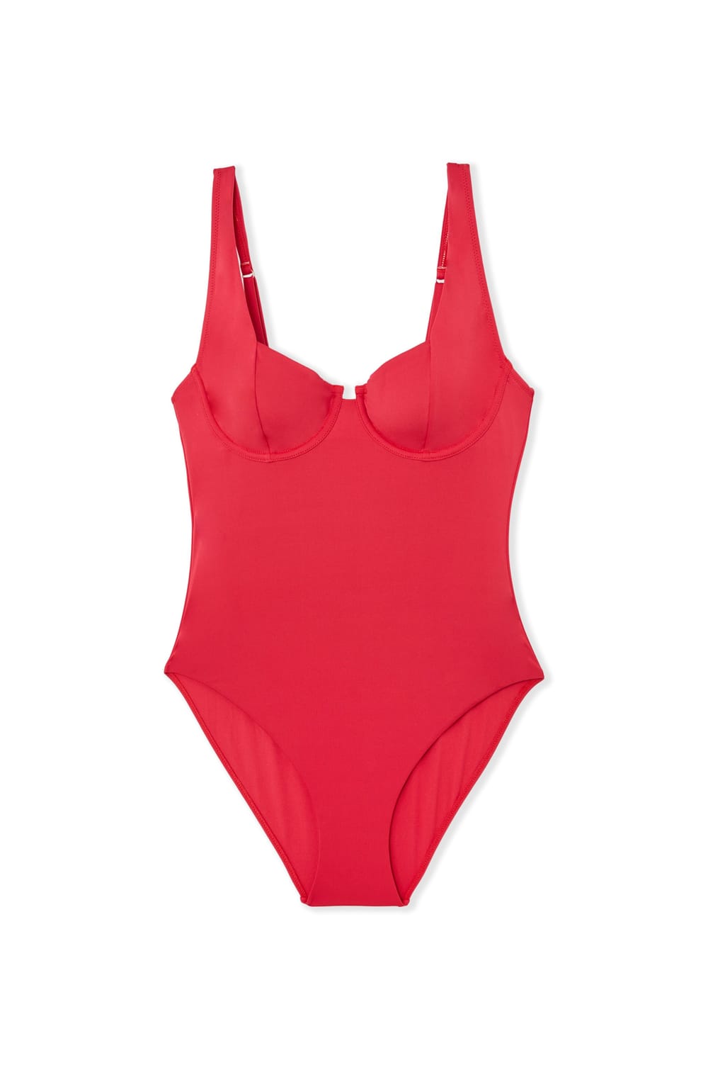 One-Piece Swimsuit with Underwires;${refinementColor}