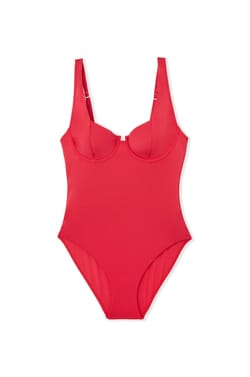 One-Piece Swimsuit with Underwires;${refinementColor}