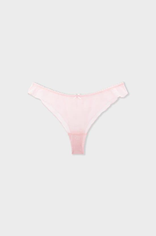 Tanga en tulle;${refinementColor}