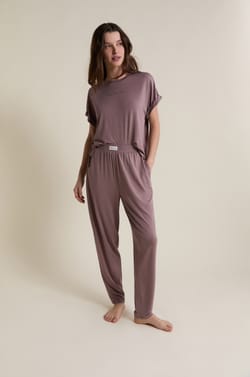 Pantalon de pyjama &eacute;lastiqu&eacute;;${refinementColor}