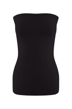 Bustier-Top aus Mikrofaser mit integrierter Bralette;${refinementColor}