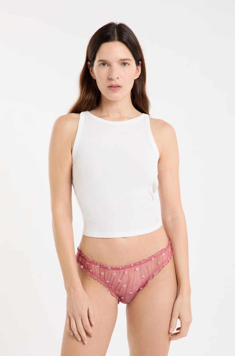 Culotte avec broderie;${refinementColor}