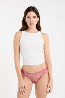 Culotte avec broderie;${refinementColor}