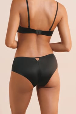 Boyshort in Satin Microfiber;${refinementColor}