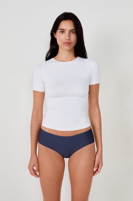 Seamless microfibre printed hipster;${refinementColor}