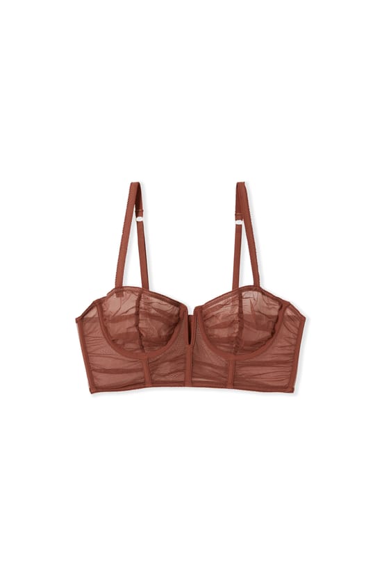 Bra N.9 - Tulle Bustier;${refinementColor}