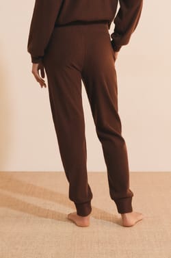 Pantalon de pyjama en velours c&ocirc;tel&eacute;;${refinementColor}