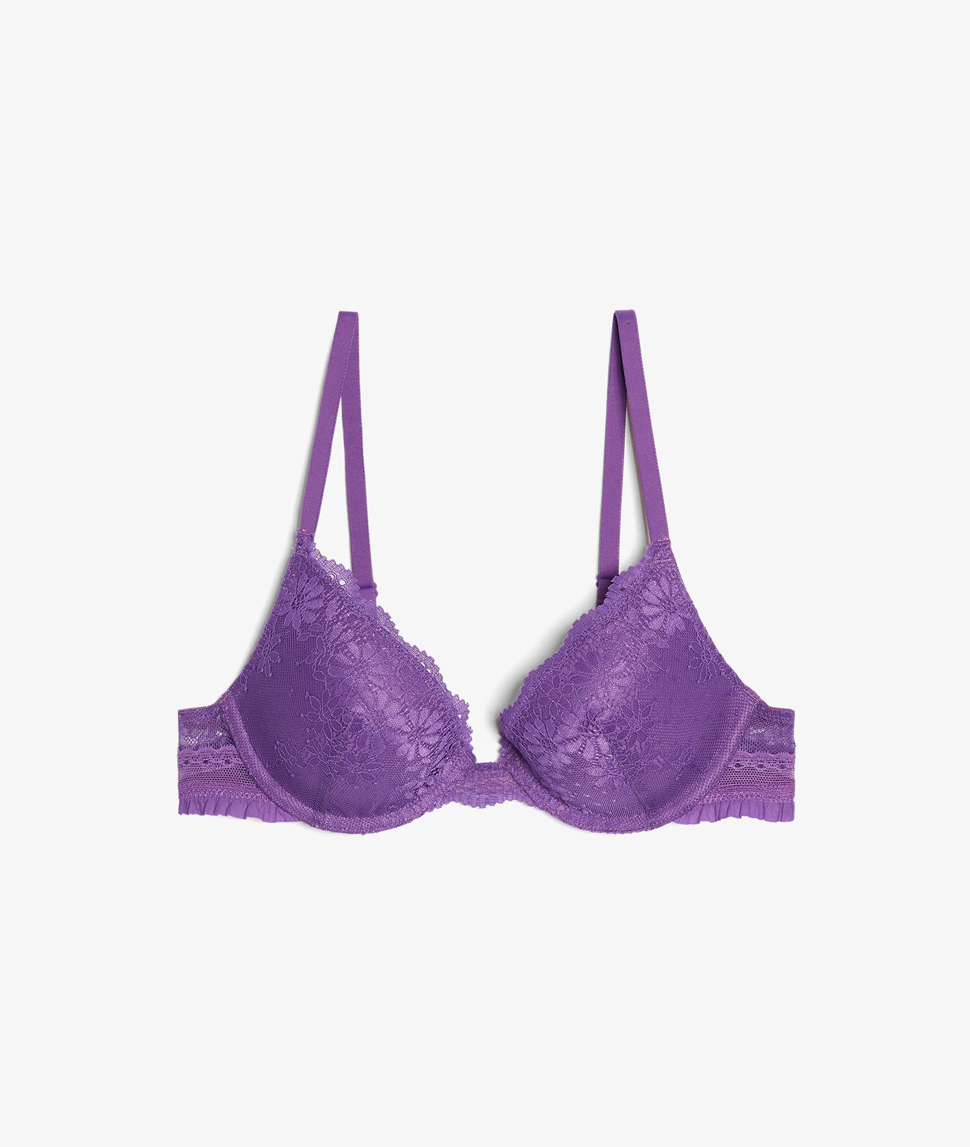 Бюстгальтер №2 Push up с глубоким вырезом RYTHME VIOLET - ETAM