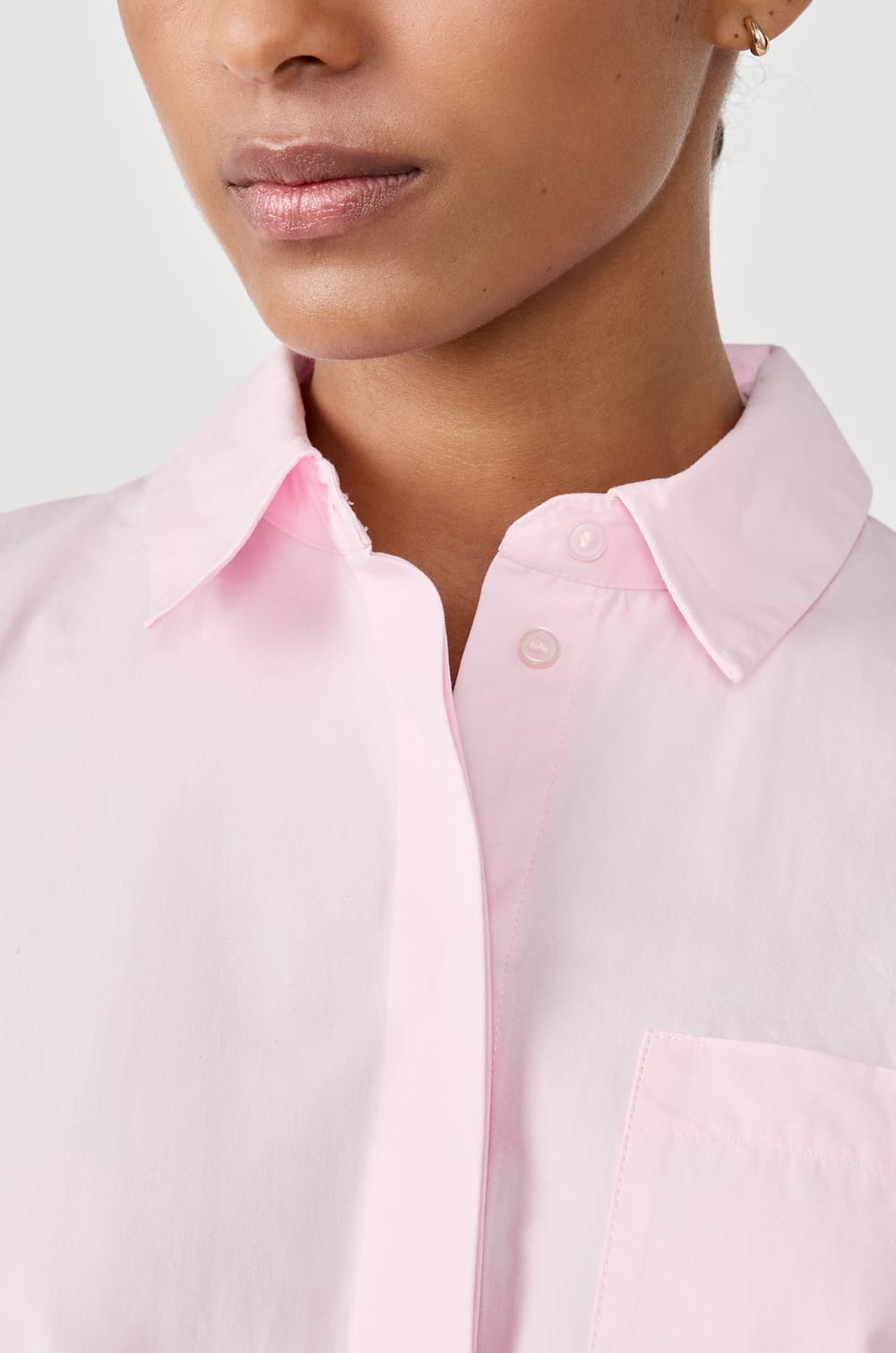Camisa de manga corta de algodón;${refinementColor}