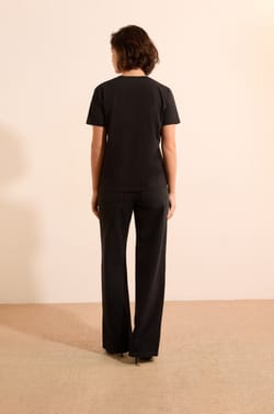 T-shirt manches courtes en coton;${refinementColor}