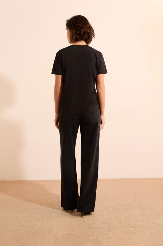 T-shirt manches courtes en coton;${refinementColor}