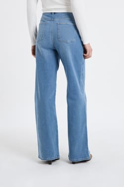 Straight cotton jeans;${refinementColor}