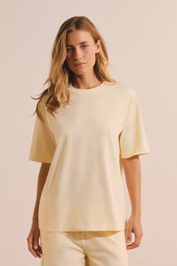T-shirt de pyjama manches courtes en coton;${refinementColor}