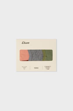 Lot de 3 tangas en coton;${refinementColor}