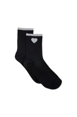 Chaussettes avec coton &agrave; motif coeur;${refinementColor}