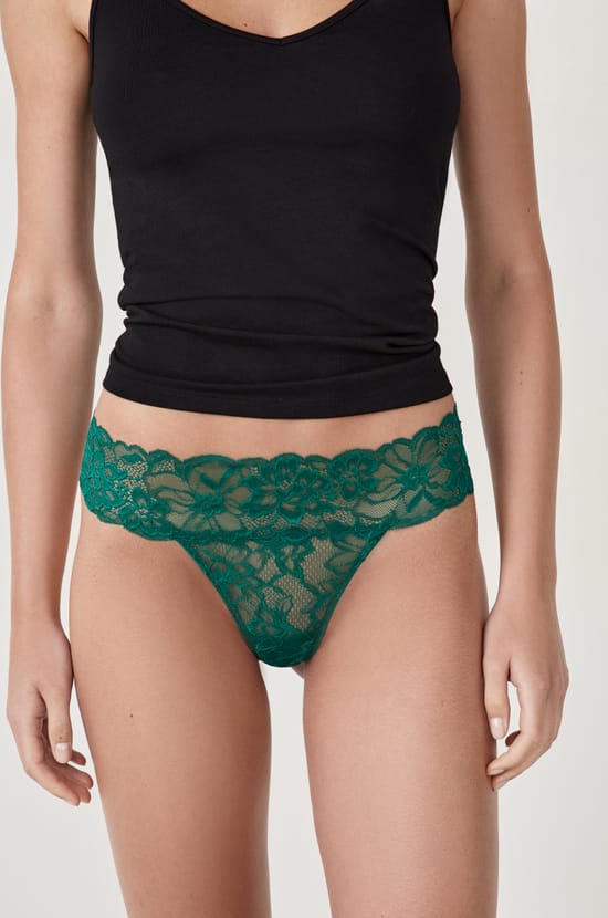 Lace Thong;${refinementColor}