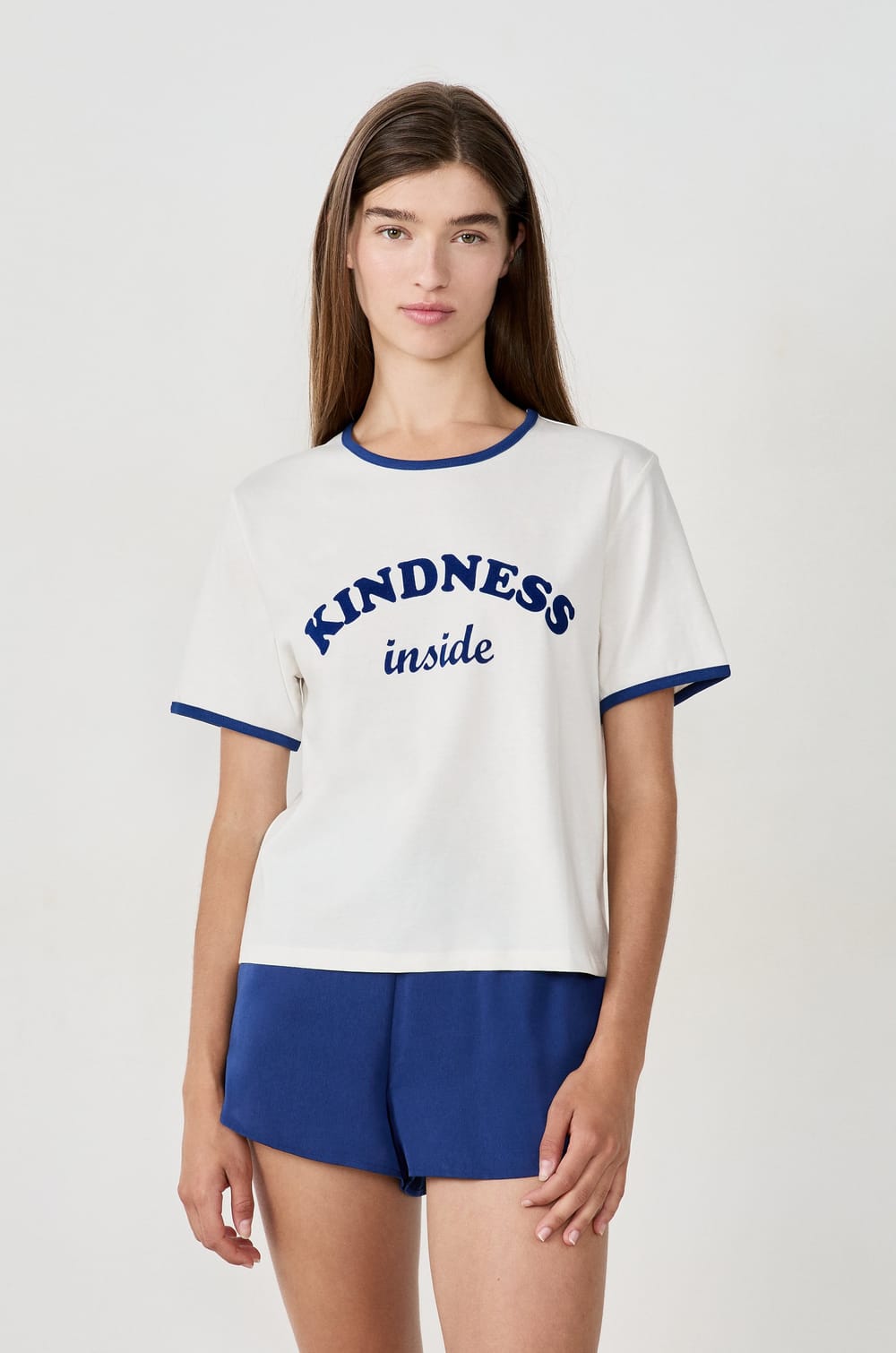 T-shirt de pyjama imprimé;${refinementColor}