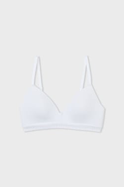 Wireless Bra Lightly Lined in Organic Cotton;${refinementColor}