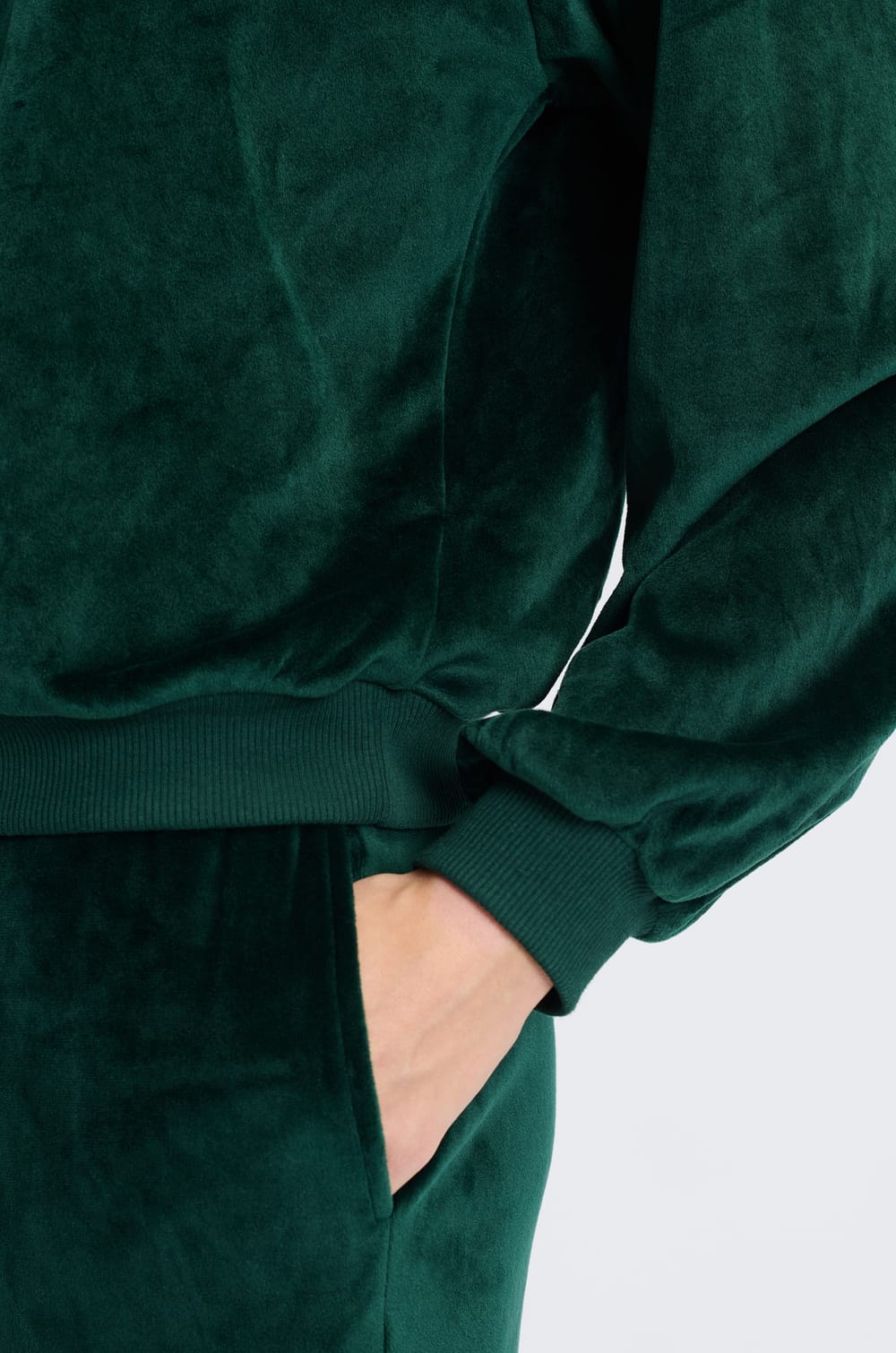 Sudadera de pijama de terciopelo;${refinementColor}
