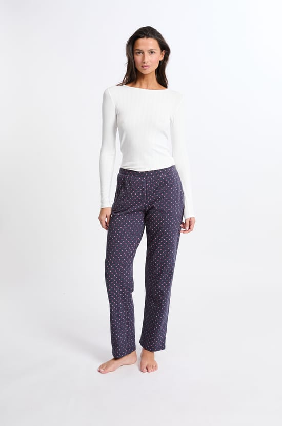 Pyjama 3 pièces à motifs avec coton;${refinementColor}