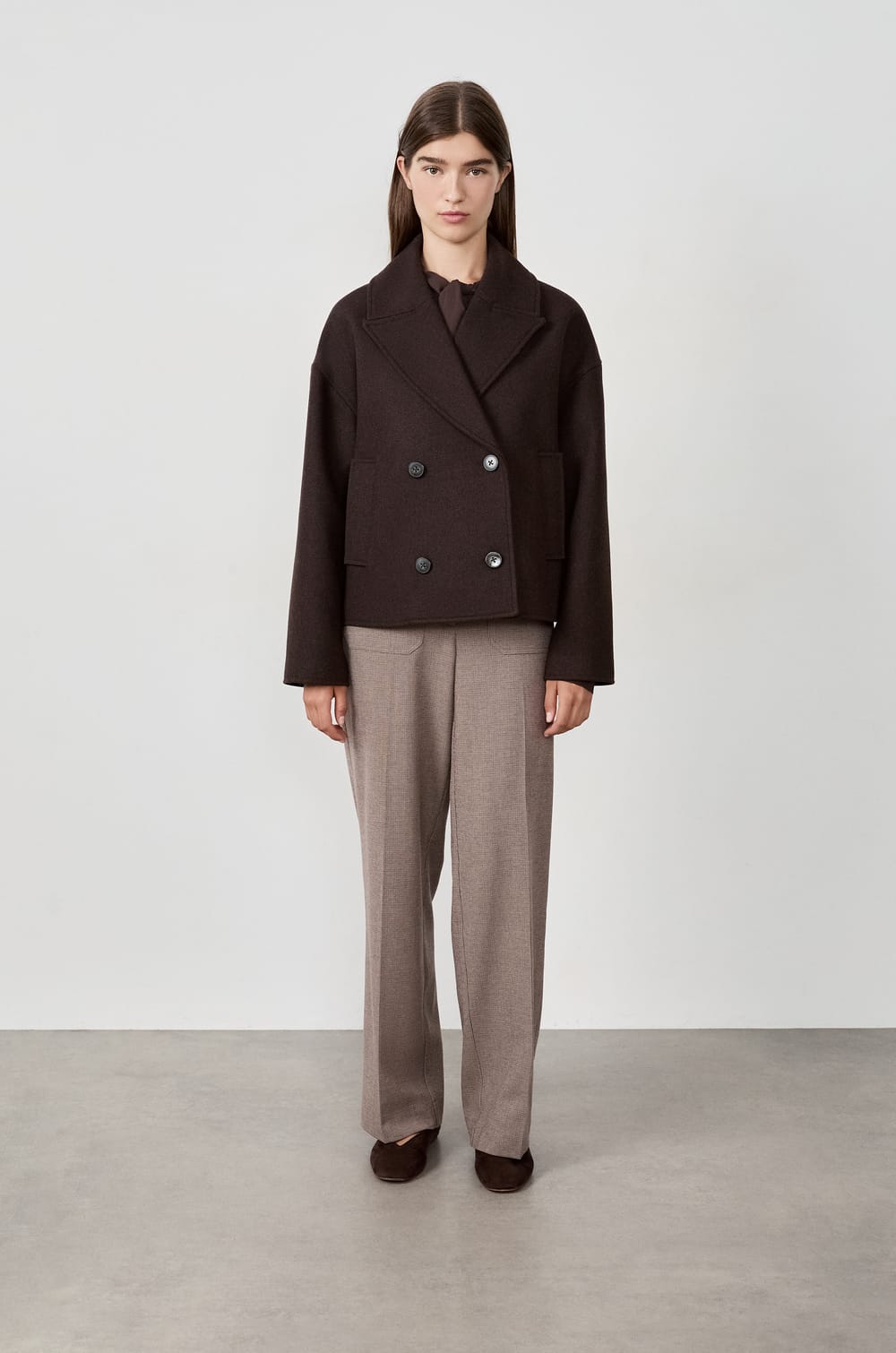 Short Peacoat;${refinementColor}