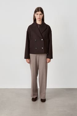 Short Peacoat;${refinementColor}