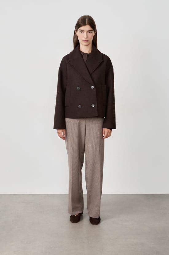 Short Peacoat;${refinementColor}