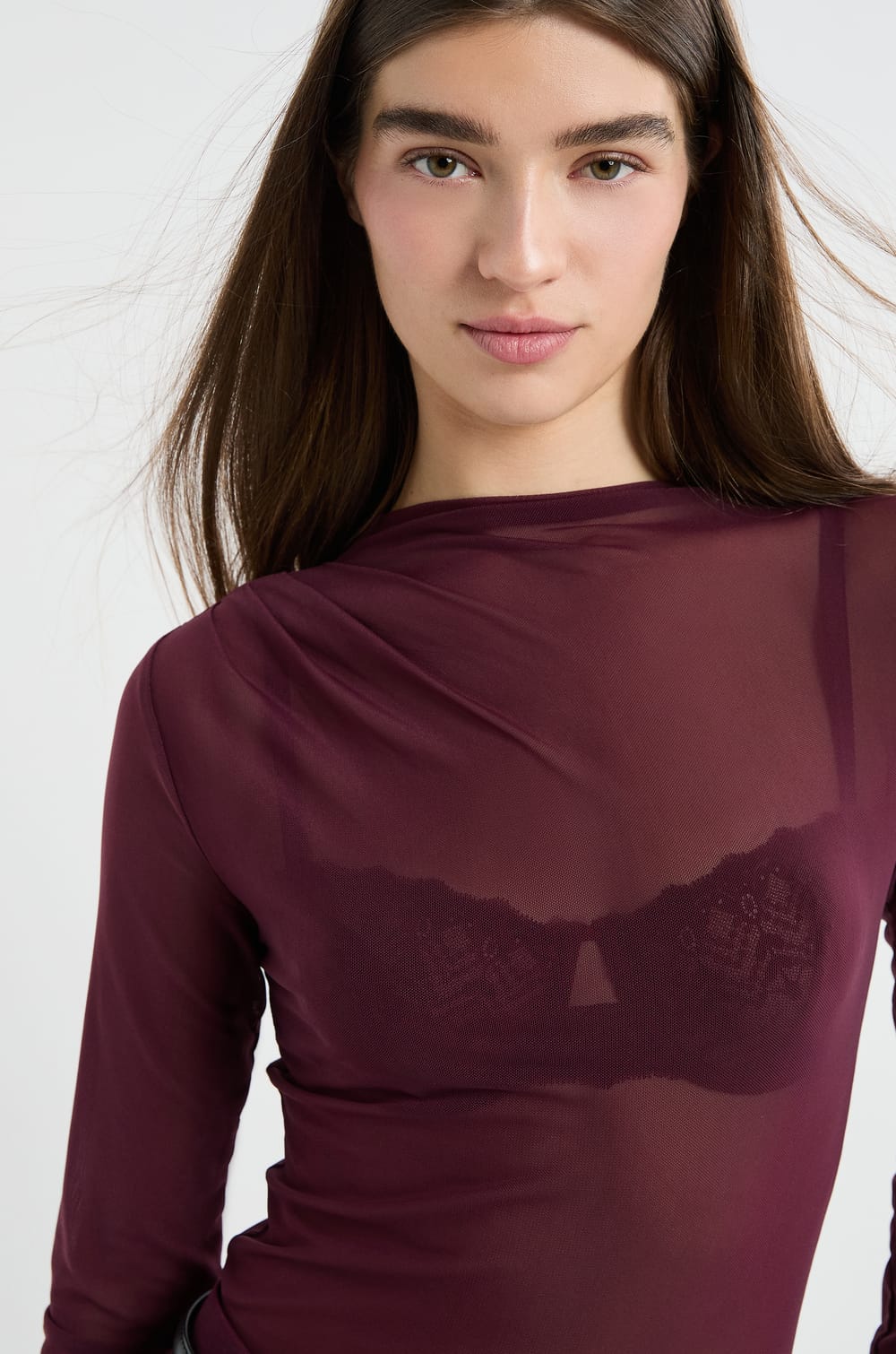 T-shirt manches longues transparent;${refinementColor}