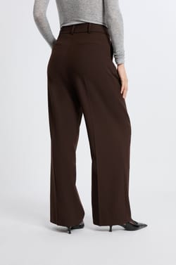 Pantalón ancho de sarga;${refinementColor}