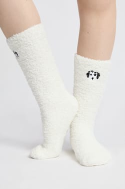 Socken aus Kunstfell;${refinementColor}