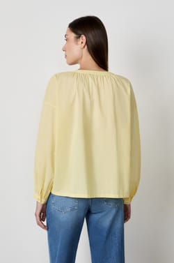 Chemise manches longues en coton;${refinementColor}