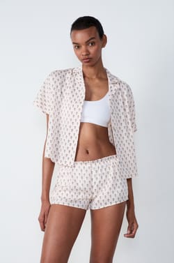 Short de pyjama imprimé;${refinementColor}