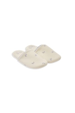 Cotton Slipper Mules;${refinementColor}