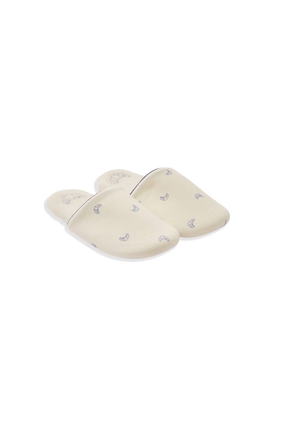 Cotton Slipper Mules;${refinementColor}