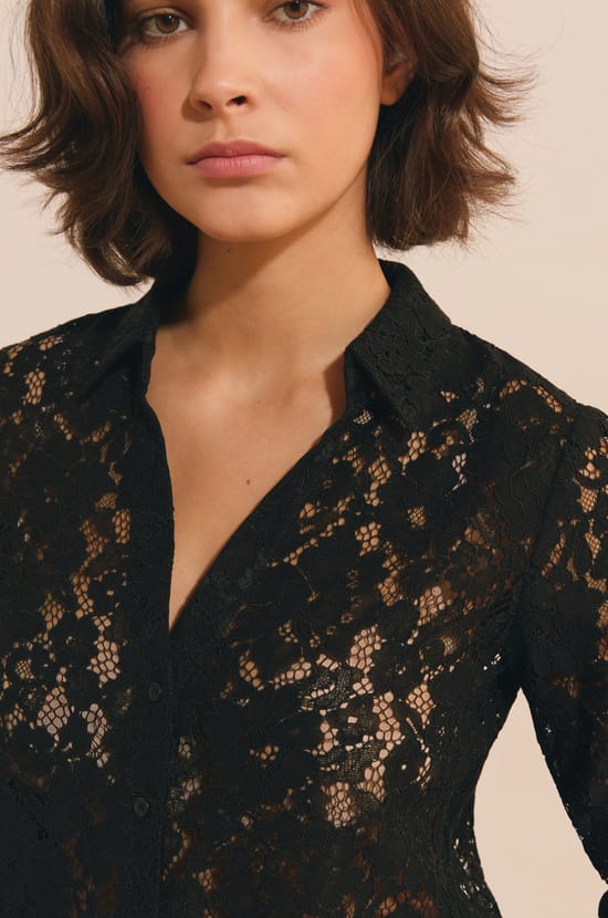 Chemise en dentelle;${refinementColor}