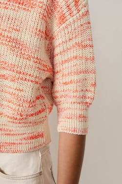 3/4 Sleeve Sweater;${refinementColor}