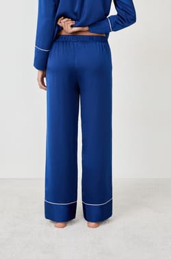 Pantalon de pyjama satiné;${refinementColor}